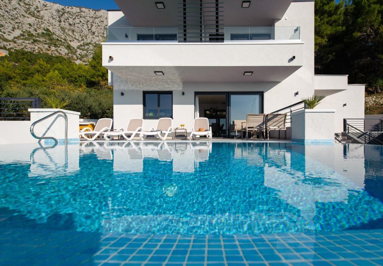 Villa Leona A Luxury Villa Near Makarska, Heated Pool Živogošće Habitación foto